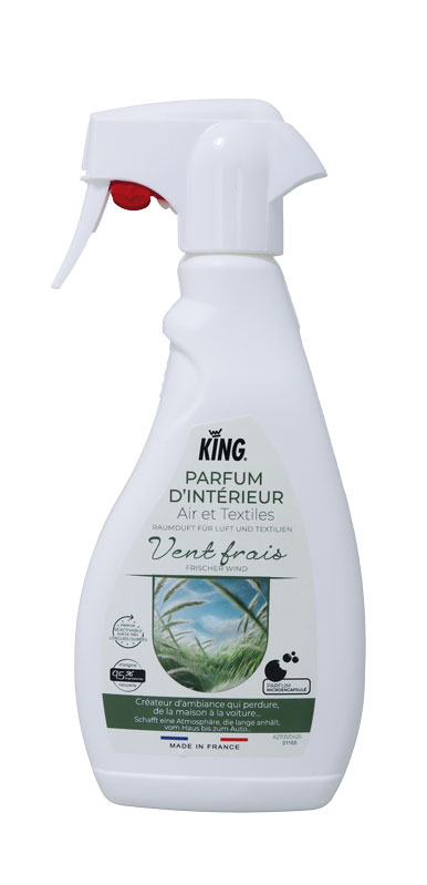 PARFUM D'INTERIEUR AIR&TEXTILE VENT FRAIS KING 500ML