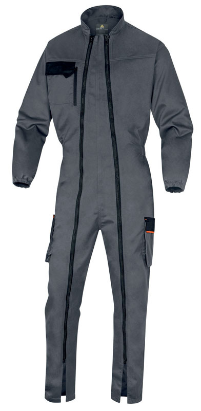 COMBINAISON. 2 ZIP M2CZ3 GRIS/ORANGE T.M