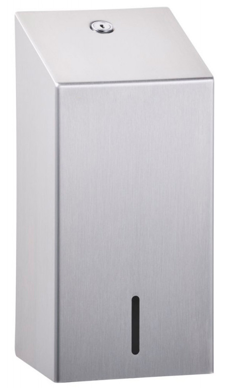 DISTRIBUTEUR INOX PAPIER HIGIENIQUE FEUILLE A FEUILLE