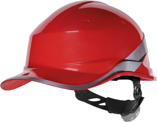 [VDIAM5RO] CASQUE DE CHANTIER HI-VIZ ROUGE