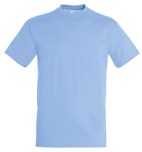 [TSBCIM] T-SHIRT 100% COTON BLEU CIEL T.M