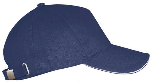[CASLBMABL] CASQUETTE LONG BEACH MARINE/BLANC