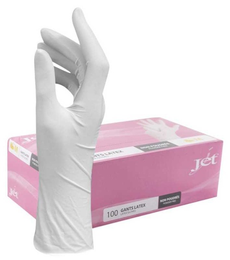 [202508] GANT LATEX NON POUDRÉS T.L BTE DE 100 GANTS