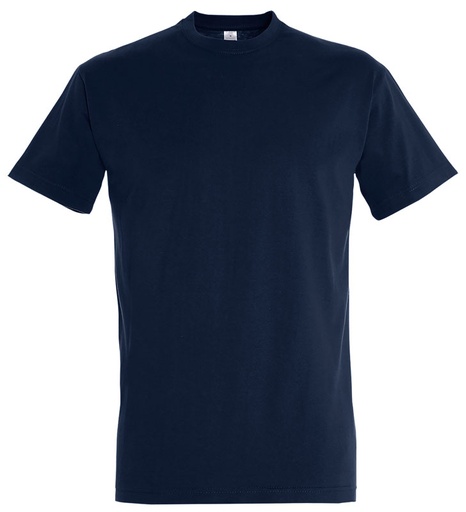 [TSIMPERBMM] TEE-SHIRT HOMME IMPERIAL 100% COTON MARINE T.M