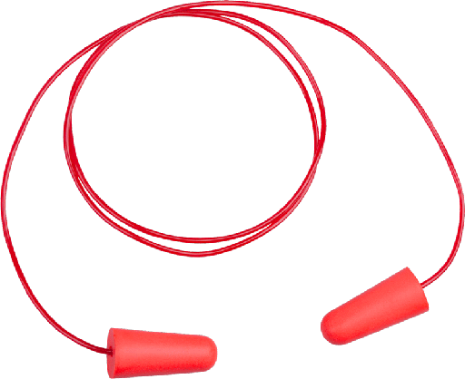 [VCONICCO200JA] BOUCHONS D'OREILLE AVEC CORDELETTE A USAGE UNIQUE  BTE DE 200 PCS