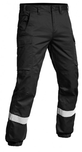 [VPNHV42] PANTALON NOIR SECURITE SECU-ONE HI-VIZ BAS ELASTIQUE T.42