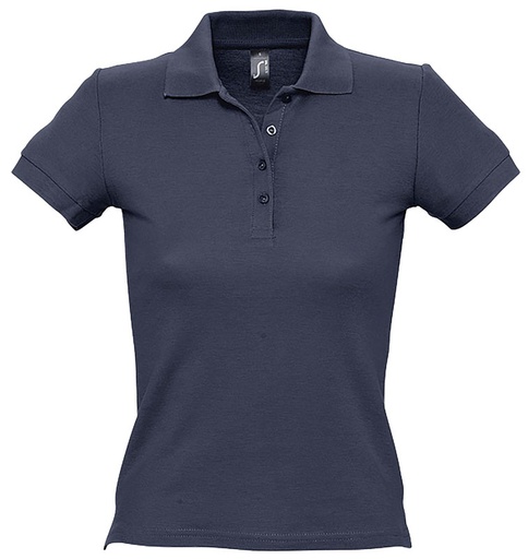 [POLOFPEOPLEBML] POLO FEMME PEOPLE 100% COTON MARINE T.L