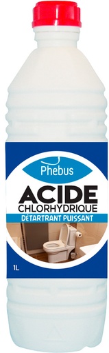 [ACIDECLHOR1L] ACIDE CHLORHYDRIQUE 23% 1L