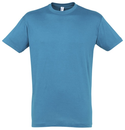 [TSAQUAL] T-SHIRT 100% COTON AQUA T.L