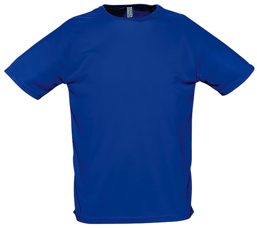 [TSSPORTYBBS] TEE-SHIRT SPORTY POLYESTER BLEU ROYAL T.S