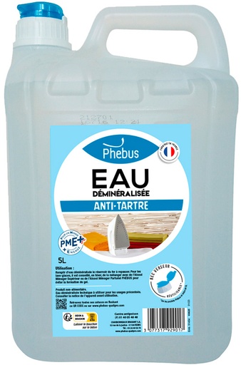 [EAUDEM5L] EAU DEMINERALISEE 5L 