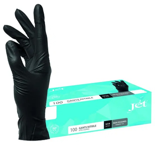 [202512] GANT NITRILE NOIR NON POUDRÉS T.L BTE DE 100 