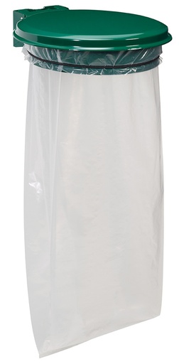[ROS57953] SUPPORT SAC MURAL 110L COLLECMUR ESS. AVEC COUVERCLE VERT MOUSSE