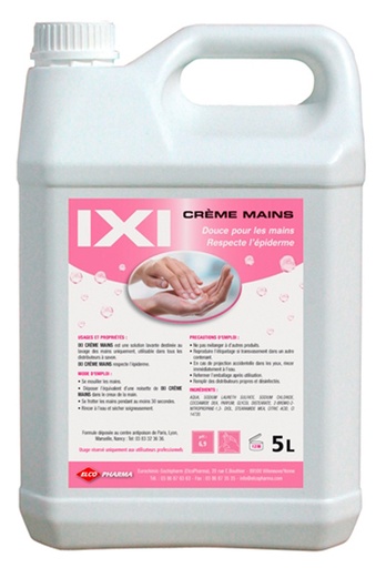 [ELCSOVCM00060] IXI CREME LAVANTE MAIN ROSE 5L
