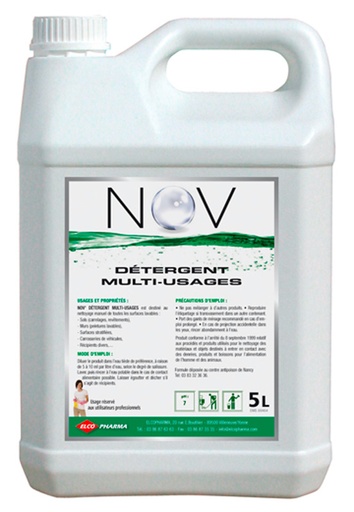 [ELCNOVDU00060] NOV'DETERGENT MULTI-USAGES 5L