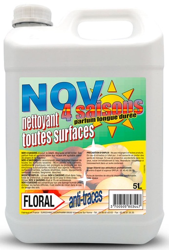 [ELCNOVSL00060] NOV'4 SAISONS PARFUM FLORALE 5L