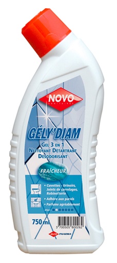 [ELCWCGOR00006NOVO] NOVO GELY'DIAM GEL WC 750ML 