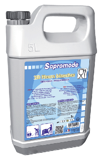 [SICOA15199] NETT.SOL SOPROMODE 2D FLEUR BLANCHE 5L