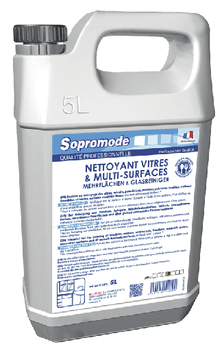 [SICOA12079] NETT.MULTISURFACES & VITRES SOPROMODE 5L
