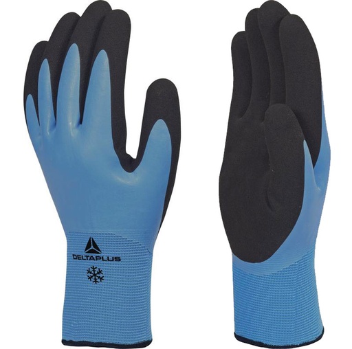 [VV736BL10] GANT FROID ACRYLIQUE POLYAMIDE-MAIN ENDUITE LATEX T.10
