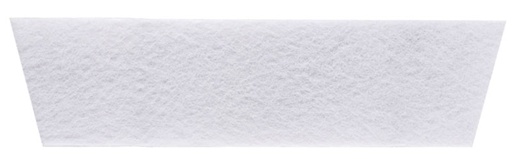 [TAMPSF40] SEMELLE FIBRE BLANCHE POUR BALAI TRAPEZE 40 CM 