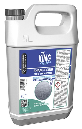 [SICOA12972] SHAMPOING MOQUETTE NON MOUSSANT KING 5L 