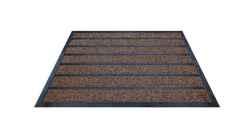 [IDSCOMBIBRUSH60MAR] TAPIS COMBI BRUSH MARRON 60x90 CM - EP.7MM