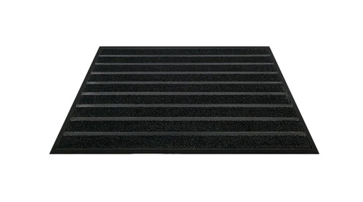[IDSCOMBIBRUSH60NO] TAPIS COMBI BRUSH NOIR 60x90 CM - EP.7MM