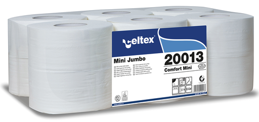 [CELC20013] PAPIER HYGIENIQUE CELTEX MINI JUMBO ECOLABEL PQT DE 12 RLX 