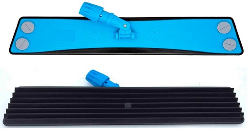 [TAMP844] BALAI TRAPEZE LAMELLES CAOUTCHOUC 40CM