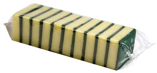 [TAMP148] EPONGE SYNTHETIQUE DOUBLE FACE LOT DE 10 PCS