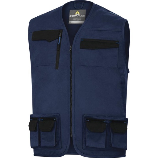 [VM2GI3BML] GILET DE TRAVAIL MACH2 M2GI3 MARINE T.L