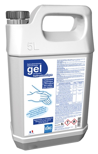 [SICOA19345] GEL HYDROALCOOLIQUE KING 5L