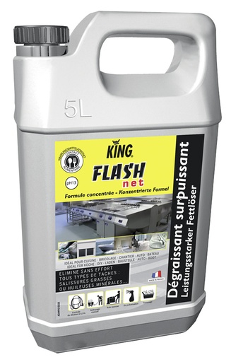 [SICOA18945] FLASH NET DEGRAISSANT SURPUISSANT KING 5L