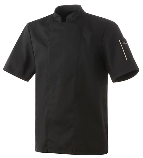 [VROBNERONOMCT4] VESTE DE CUISINE NOIR NERO M.C T.4