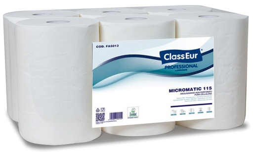 [FA5013-01] PAPIER ESSUIE MAIN MICROMATIC ECOLABEL 115M PQT 6 RLX