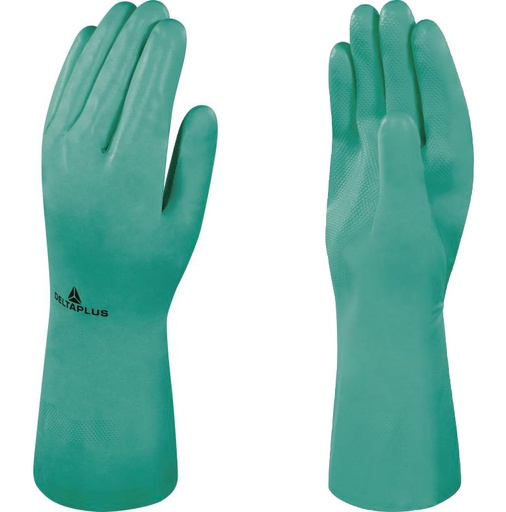 [VVE801VE09] GANT NITRILE CHIMIQUE FLOQUÉ COTON NITREX VE801 - 33 CM T.09