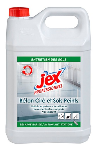 [PV56060401] JEX PROFESSIONNEL NETTOYANT BÉTON CIRÉ ET SOLS PEINTS 5L