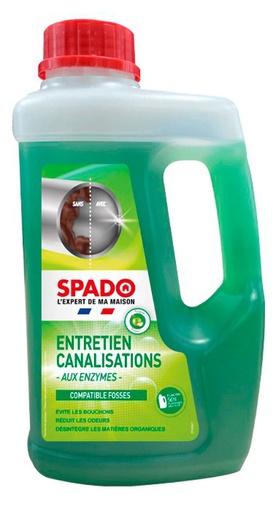 [PV01213402] SPADO ENTRETIEN CANALISATIONS BIOLOGIQUE 1L