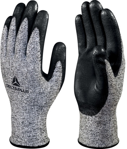 [VVECUTD07GRG309] GANT TRICOT ANTI-COUPURE - PAUME ENDUITE NITRILE VENCUTD07 T.09