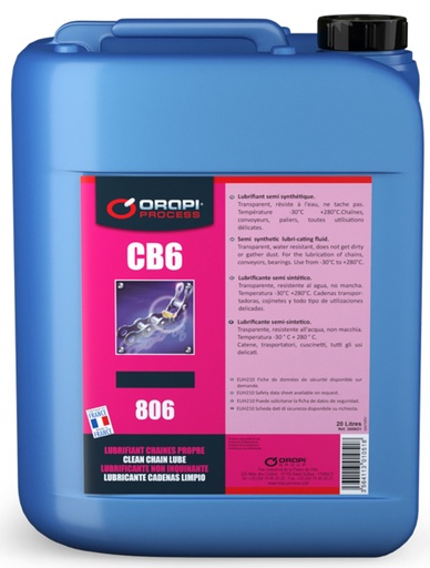 [ORP3806O1] LUBRIFIANT CHAINES CB6 806 BIDON DE 20L