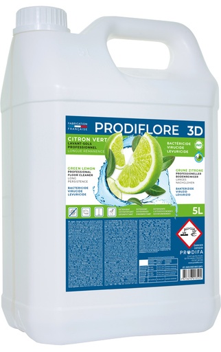 [PRODLAVSPCITE3DLRF] LAVANT SOLS&SURFACES 3D LONGUE REMANENCE CITRON VERT PRODIFLORE 5L