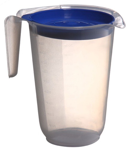 [TAMP722CO] PICHET DOSEUR 1L AVEC COUVERCLE 