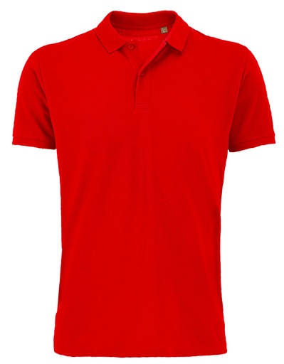 [POLPLAMENROM] POLO PLANET MEN ROUGE 100% COTON 