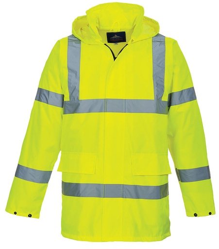[PWTS160J3XL] VESTE DE PLUIE JAUNE S160 HI-VIZ EN ISO 20471 CL3 T.3XL