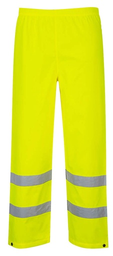 [PWTS480YERM] PANTALON IMPERMEABLE HI-VIZ TRAFFIC CL1 JAUNE T.M
