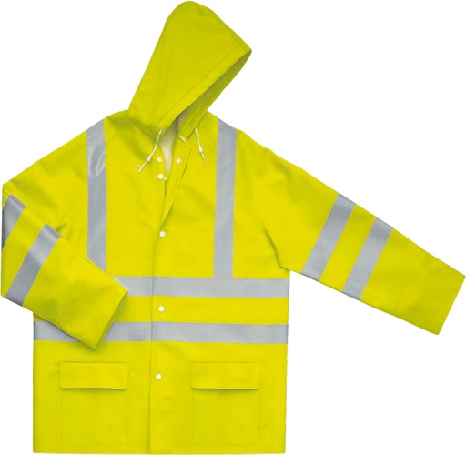 [V900VESHVJAXL] VESTE DE PLUIE HI-VIZ 900VESH JAUNE T.XL