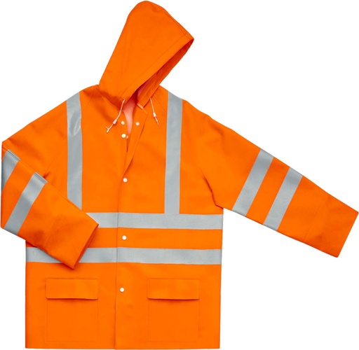[V900VESHVORXL] VESTE DE PLUIE HI-VIZ 900VESH ORANGE T.XL