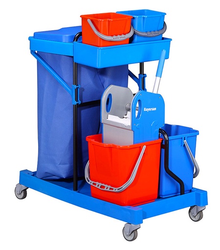 [BAYGMTM36XSD] CHARIOT DE LAVAGE/MENAGE MINI GONISA 36X AVEC PRESSE A MACHOIRE