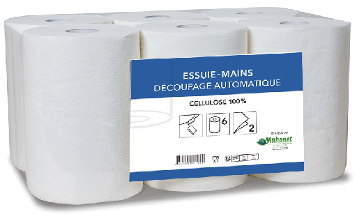 [FA7185] PAPIER ESSUIE MAIN DECOUPAGE AUTOMATIQUE PQT 6 RLX 